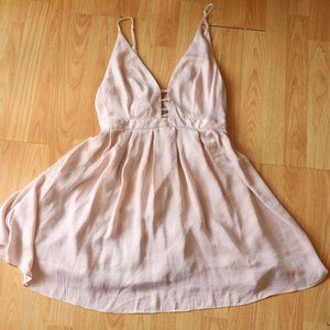 Pink babydoll dress by Free People!